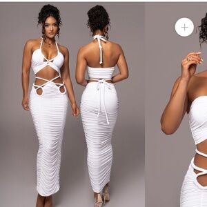 Ivory Go The Distance Skirt Set